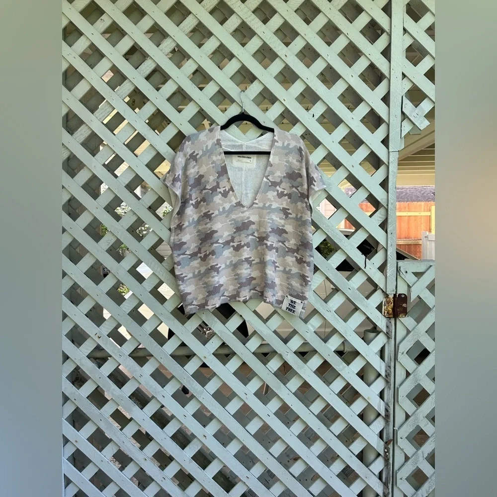 Free people Camo Vest